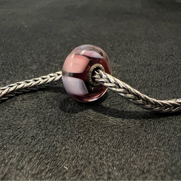 Trollbeads Purple Stripes Bead - Picture 2 of 3